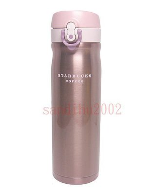 2011 台灣星巴克隨行杯, 星巴克日本款膳魔師不鏽鋼保溫杯 ,不鏽鋼 粉紅 隨身瓶, JMY 500