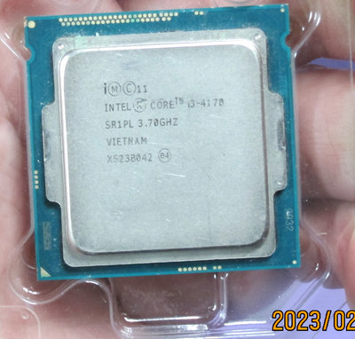 最後出清特價【1150 腳位】第四代Intel® Core™ i3-4170 處理器 3M快取最高3.70 G 雙核四緒