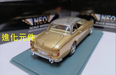 Neo 1 43 阿爾維斯仿真雙門轎車模型 Alvis TE21 Sedan 1960 金色
