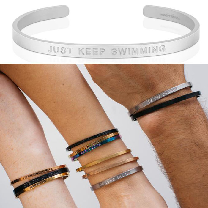 Just keep hot sale swimming mantraband