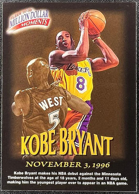NBA 球員卡 Kobe Bryant 1997-98 Fleer Million Dollar Moments