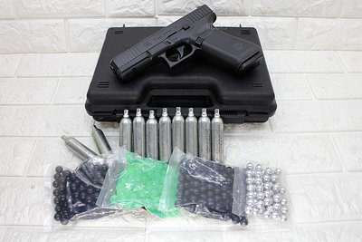 [01] UMAREX G17 GEN5 T4E 鎮暴槍 CO2槍 + 小鋼瓶 + 鎮暴彈 + 加重彈 +橡膠彈 +鋁彈