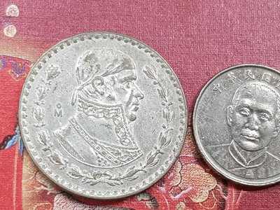 ☆承妘屋☆1966年墨西哥銀幣~AI064