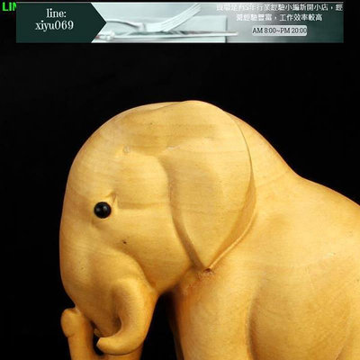 【現貨】2小葉黃楊木雕文玩手把件非洲三寶犀牛河馬大象雕刻擺件工藝品-