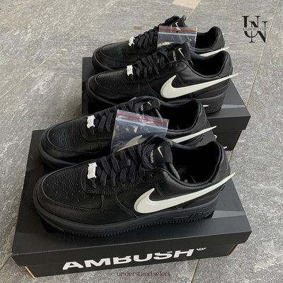 UN 現貨 ▸ AMBUSH x Nike Air Force 1 Low 黑色 白色 DV3464-001-002