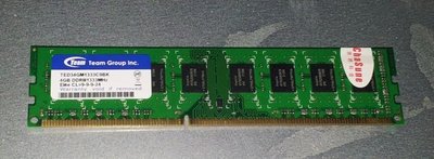 十銓 Team 4GB DDR3 -1333 雙面顆粒 、終身保固 、僅上架測試過的庫存備品、700為單支價