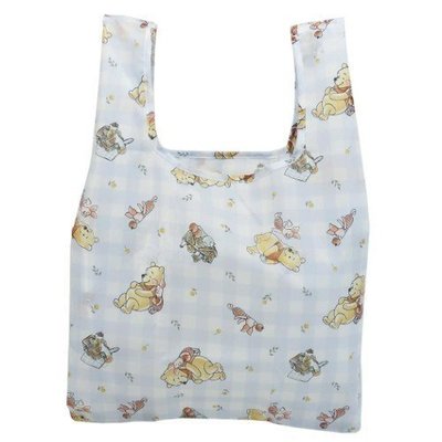 [日本．散策]【日本最新-Disney小熊維尼便利摺疊購物袋】