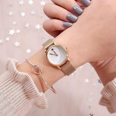 熱銷 GUOU古歐歐式女生手錶腕錶潮流時尚女款貝殼紋理錶盤石英鋼帶錶653 WG047