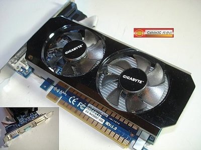 技嘉 GV-N430OC-1GL GeForce GT430 DDR3 1G 128 bit 風扇版 超頻版 短卡