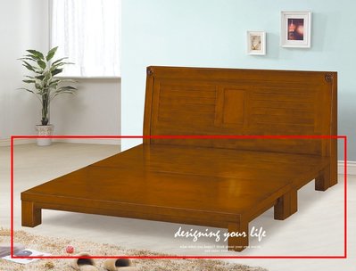 【設計私生活】諾莉6尺實木床底(免運費)174A