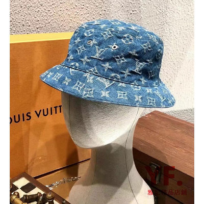 【雅妃精品】LV 路易威登 老花 Essential Bucket 帽子 藍色 漁夫帽 雙面 M76586 均碼 現貨