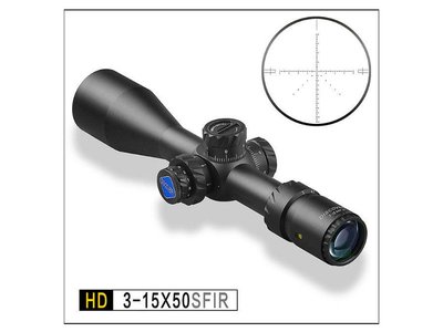 台南 武星級 DISCOVERY發現者 HD 3-15X50SFIR 狙擊鏡(真品瞄準鏡倍鏡抗震防水防霧氮氣紅外線紅雷射