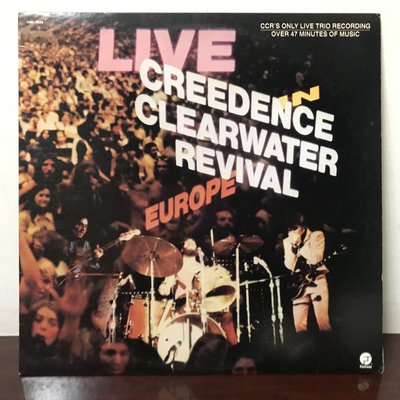 晨雨黑膠【西洋】美版/Creedence Clearwater Revival – Live In Europe