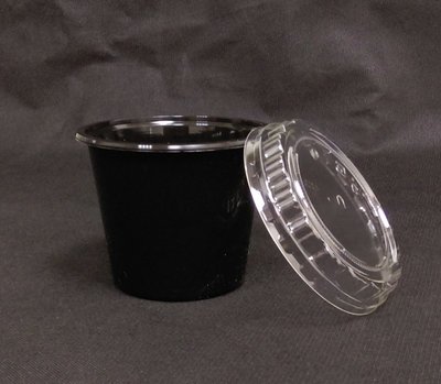 含稅 (含蓋)圓形可微波碗 600cc 黑色杯碗 1000組 外帶杯 外帶碗 塑膠碗 塑膠杯 PP碗 PP杯 R20