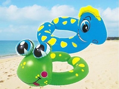 【Treewalker露遊】恐龍 青蛙 動物造型立體 開口 兒童游泳圈