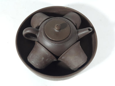 [銀九藝] 早期 建興 孟臣壺 1壺4杯1茶海 茶具一套