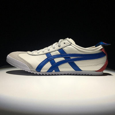 Asics Onitsuka Tiger MEXICO 66 DELUXE 羊皮 舒適 休閒鞋 男女鞋 白藍紅