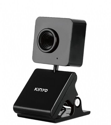 kinyo 網路攝影機 PCM-550 站立/夾放2用 免驅動USB即插即用 麥克風收音功能 高清晰鏡頭-【便利網】
