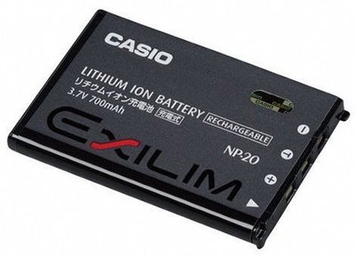 CASIO原廠NP-20卡西歐鋰電池NP20,M20U,EX-S3,EX-S500,EX-S600,EX-S770