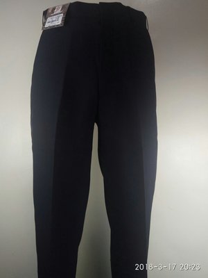 【平價服飾】台灣製造夏季薄款平面「8651-1」藍色立體條紋西裝褲免燙(30-42)免費修改