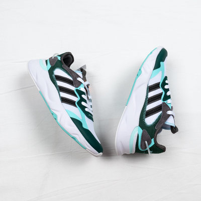 Adidas Neo FUTUREFLOW 白綠 網面透氣 休閒運動跑步鞋 男女鞋 FW7195【ADIDAS x NIKE】