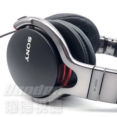 【曜德☆福利品】SONY MDR-1R 黑 (1) 立體聲耳罩式耳機 ☆免運☆配件有缺☆送皮質收納袋