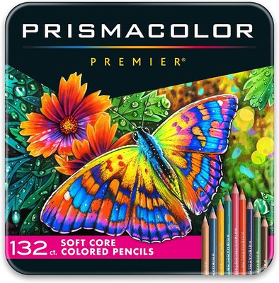 【竭力萊姆】全新 彩盒裝 美國原裝正版 Prismacolor premier 頂級油性色鉛筆 132色