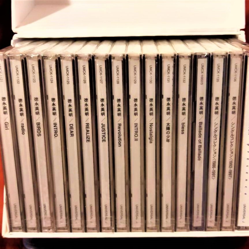 德永英明 / 徳永英明 ~ presence 1986-1998 Complete box ( 17CD ), 早已絕版