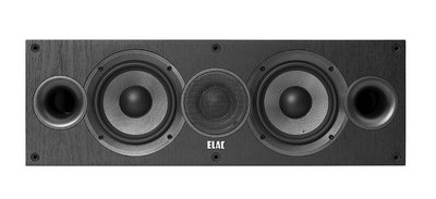 高傳真音響【DC52】ELAC Debut 2.0 5.25″中置喇叭 家庭劇院喇叭(黑)