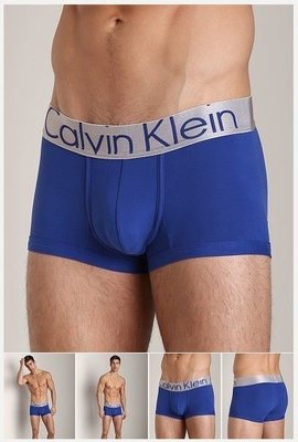 【Yisz World】Calvin Klein CK U2716-Steel Microfiber低腰四角內褲_月影藍