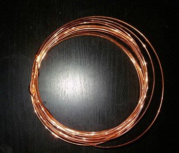 0.4mm 超細 純紅 銅線 紅銅線 0.4mm / 5M 裸銅線 純銅線 無電鍍 模型 科學實驗
