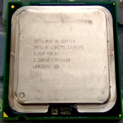 5Cgo【權宇】拆機 正式版 CPU Intel 酷睿2四核QX9770 3.2G/12M 775腳位 45nm 含稅
