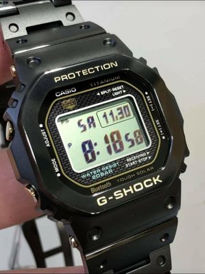 CASIO G-SHOCK 35週年35th 手錶紀念錶GMW B5000TB 鈦金屬