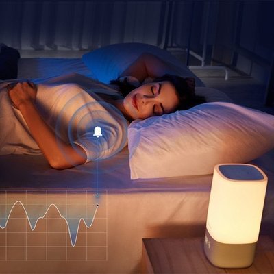 全人類網拍--Sleepace享睡Nox智能助眠燈 睡眠監測床頭燈睡眠環境監測智慧檯燈