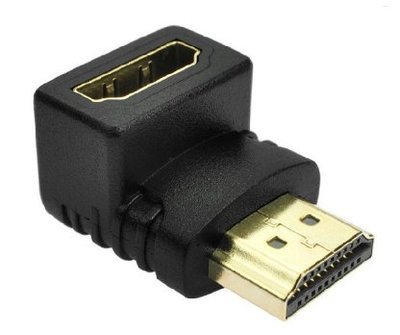 現貨 90度直角 L型 HDMI公對母轉接頭 鍍金 電腦 HDMI線 轉接頭 延長轉接頭 電視轉接頭