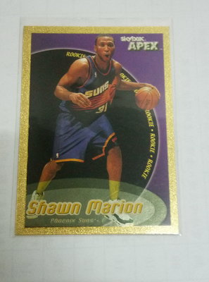 99-00 SkyBox Apex  #159 - Shawn Marion RC