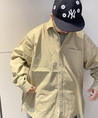 【MOMO全球購】BEAMS JAPAN 小紅繩日系寬松水洗長袖牛仔襯衫外套