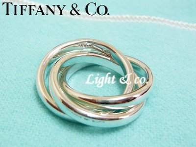 【Light &amp; co.】專櫃真品已送洗 Tiffany &amp; Co 925純銀 三環 三圈 戒指 經典款