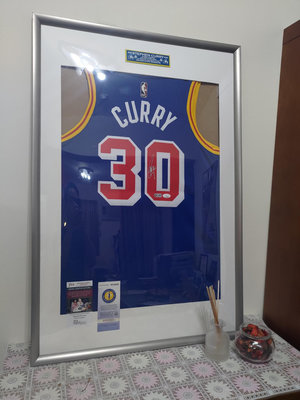 ［現貨不用等］Stephen Curry 球迷版 三分破紀錄實戰同款 親筆簽名球衣