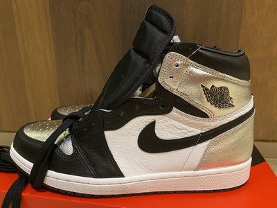 『清航』Nike W Air Jordan 1 OG Retro 黑銀 黑白銀 男US10