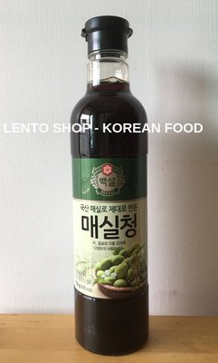 LENTO SHOP - 韓國CJ 梅子醬 梅子醋 매실청 Plum vinegar 1.025公斤