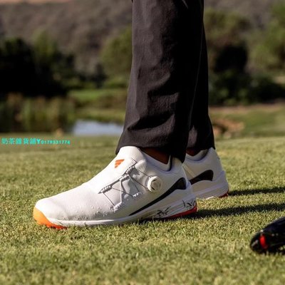 專柜Adidas阿迪達斯新款男女同款高爾夫球鞋ZG23 BOA旋鈕防水帶釘