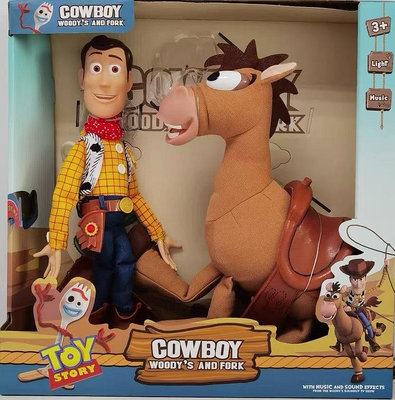玩具總動員 胡迪 Woody 小馬 紅心 Bulleye 套