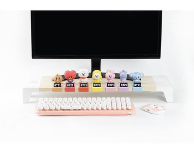 BT21 寶寶系列 寶寶 電腦桌架 電腦架 桌子＋小支架組合 螢幕架 電腦架