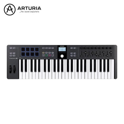 【反拍樂器】ARTURIA KeyLab Essential 49 MK3 BLACK MIDI鍵盤 「公司貨 免運費」