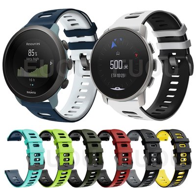 Suunto 9 PEAK / Suunto 3 健身腕帶手錶配件可替換皮帶手鍊錶帶的矽膠錶帶
