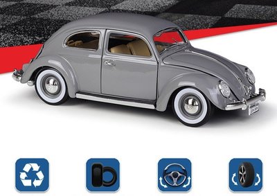 「車苑模型」 burago 1:18 1955 VW Kafer Beetle