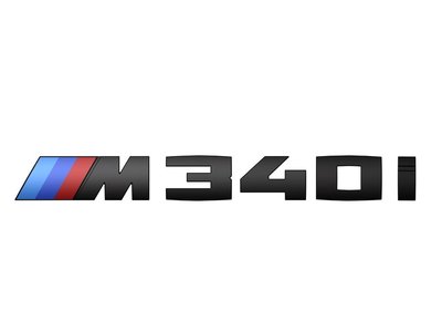 【樂駒】BMW G20 M340i Trunk Emblem Black 黑色 字標 後車廂 行李箱 貼紙