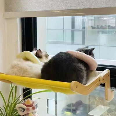 貓床貓窩貓爬架懸掛窗邊曬太陽神器可拆洗貓掛床承重強貓吊床