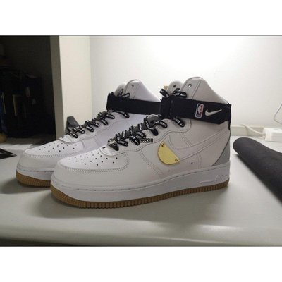 Nike Air Force 1 High “NBA Pack” 白黑 高筒 男 CT2306-100潮鞋